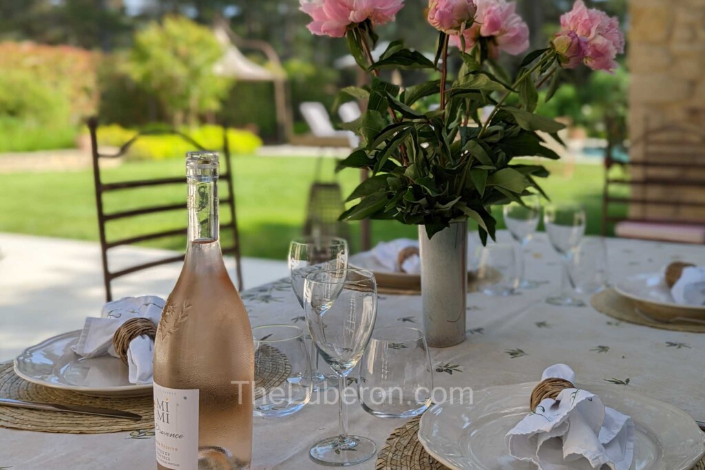 Outdoor dining table
