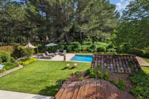 View over garden from upstairs