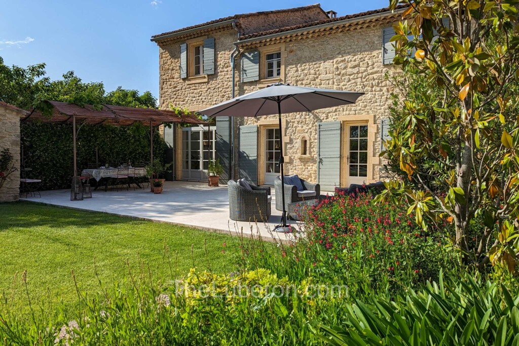 Main terrace by house