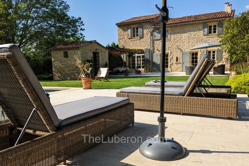 House from pool area